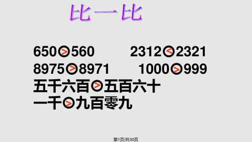 二年级数学下册万以内数的近似数PPT课件