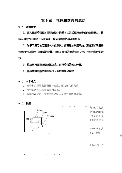 第9章  气体和蒸汽的流动