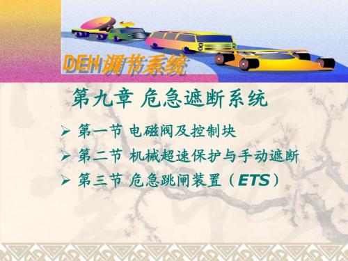 DEH调节系统-第9章 危急遮断系统