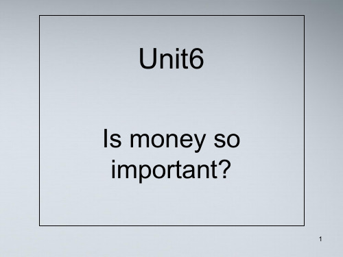 【语文版】中职英语基础模块下册：Unit-6《What’s-Important》ppt课件