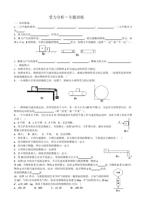 受力分析