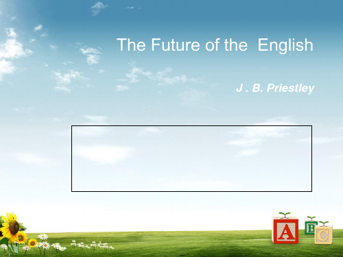 课堂用The_Future_of_the__English ppt课件