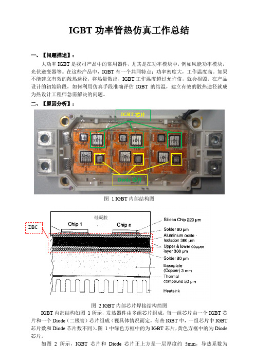 (参考资料)IGBT热仿真建模分析