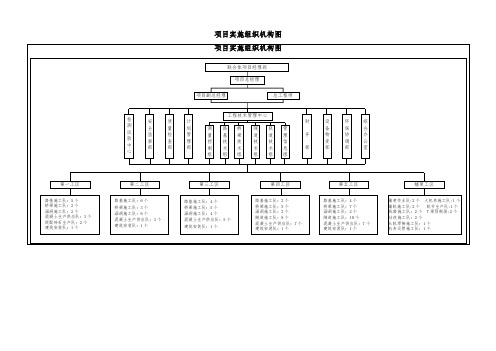项目实施组织机构图