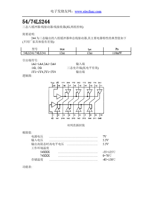 74LS244中文资料