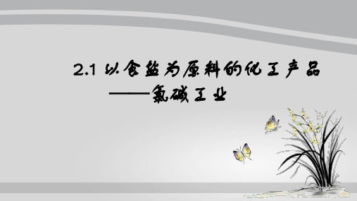 沪科版化学高一上册-2.1  以食盐为原料的化工产品—氯碱工业 课件  