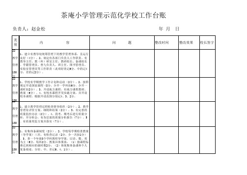 管理台账