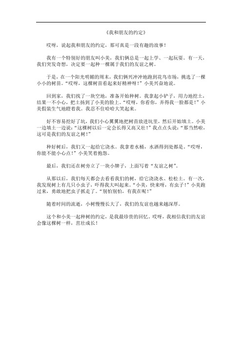 《我和朋友的约定》