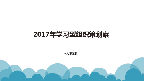 学习型组织建设策划案PPT课件