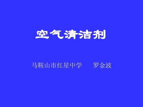 空气清洁剂