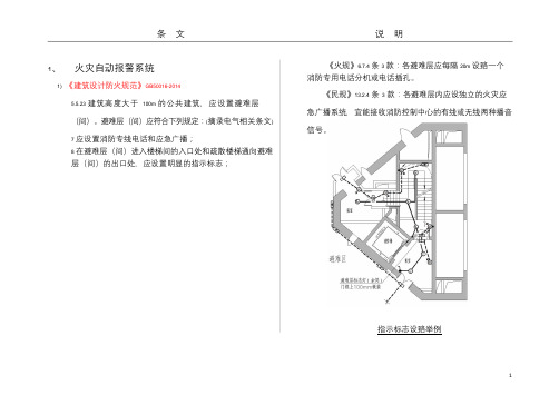 消防部分工程建设规范强制性条文【电气专业】