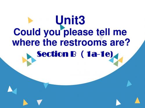 人教版英语九年级Unit3  Section B (1a-1e)(共19张PPT)