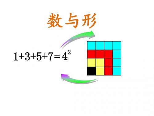 小学数学六年级上册《数学广角--数与形》课件