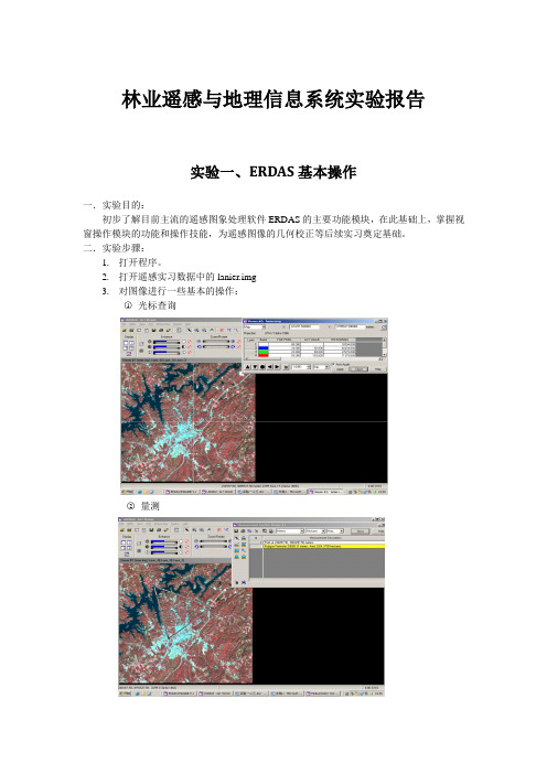 遥感实验报告