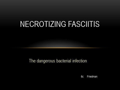 Necrotizing fasciitis