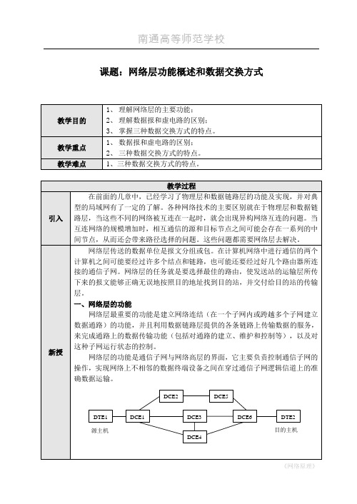 网络层教案