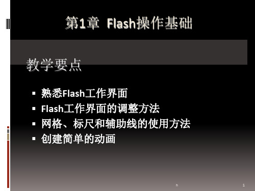 《Flash操作基础》PPT课件