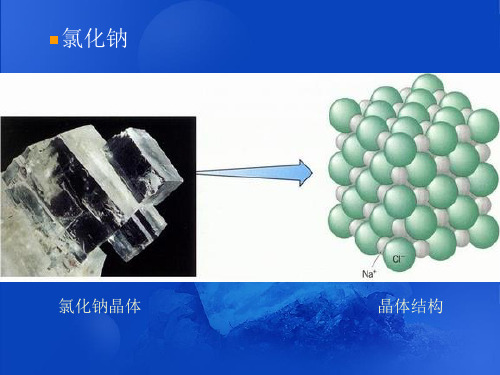 课题1生活中常见的盐