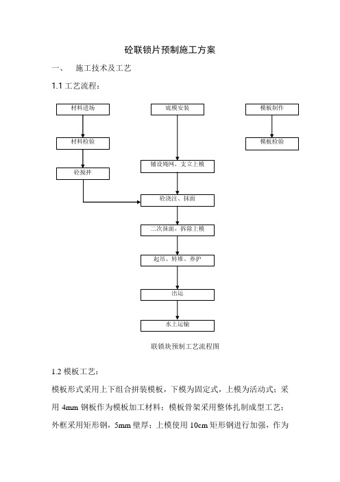 (完整版)联锁块施工方案