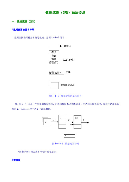 数据流图画法要求