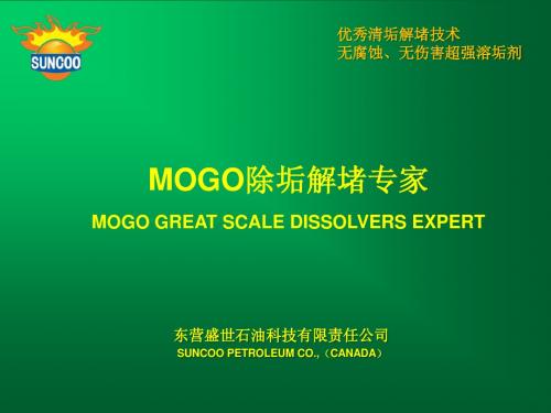 MOGO除垢解堵专家