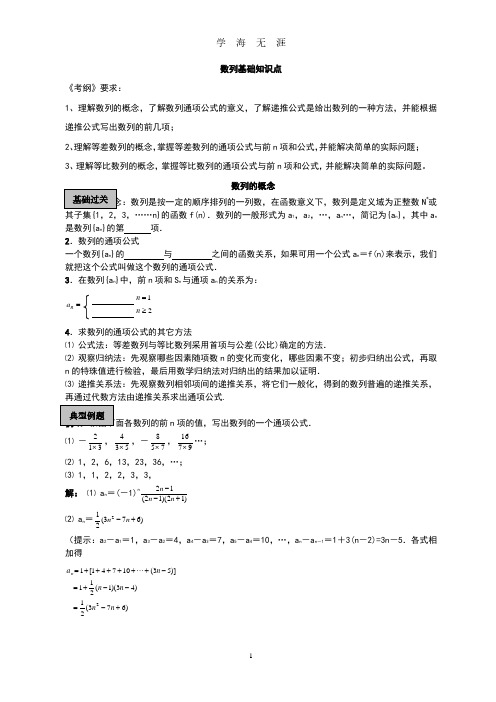 高中数学数列知识点总结（2020年8月整理）.pdf