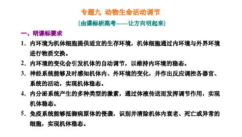 微专题(一)  内环境稳态及其调节