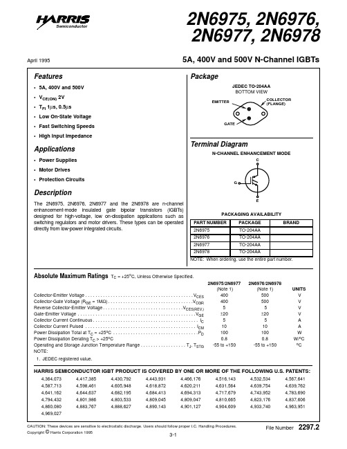 2N6975中文资料