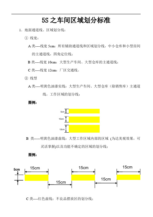 5S现场标示