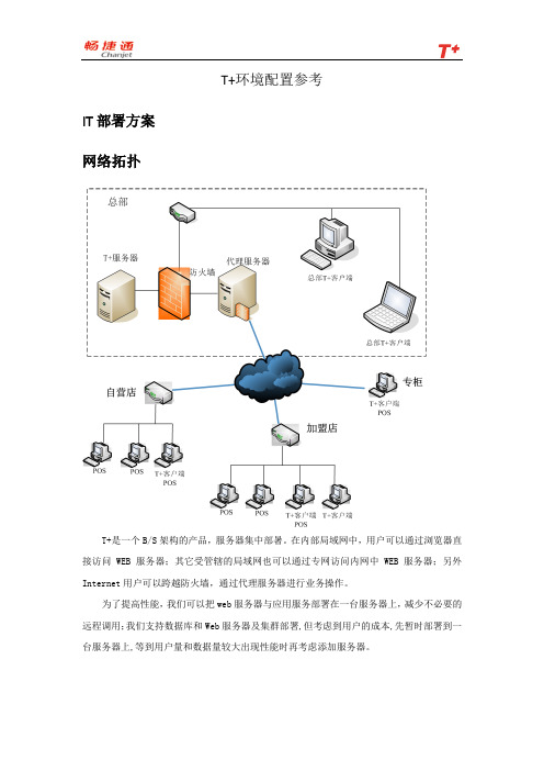 T+环境配置参考