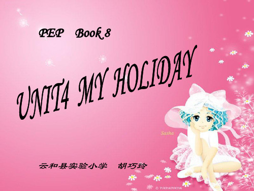 PEP六年级英语下 UNIT4 My holiday partAPPT课件