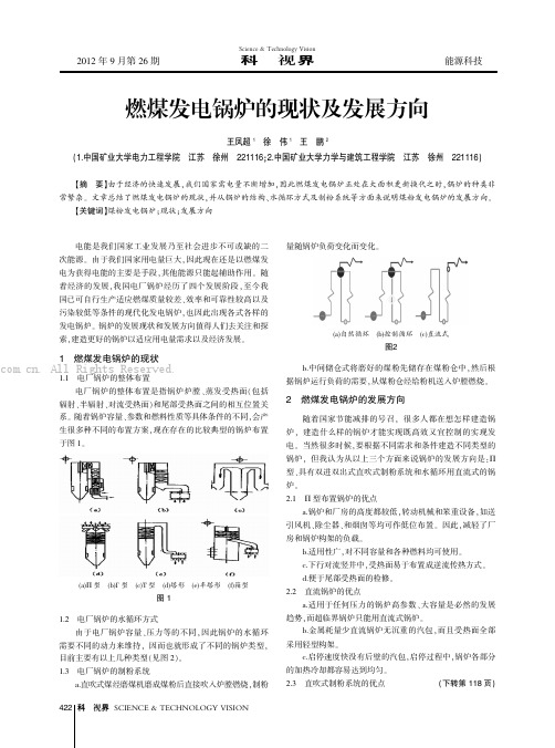 燃煤发电锅炉的现状及发展方向