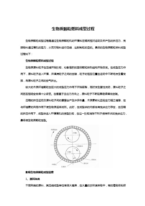 生物质颗粒燃料成型过程