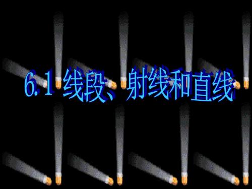 苏科版七年级数学上册6.1《线段、射线、直线》教学课件(共28张PPT)