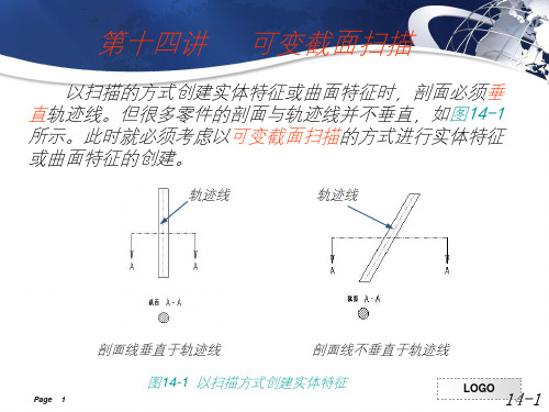 Proe可变截面扫描教程