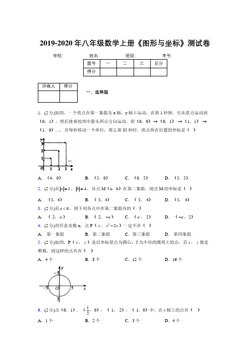 浙教版初中数学八年级上册第六章《图形与坐标》单元复习试题精选 (846)