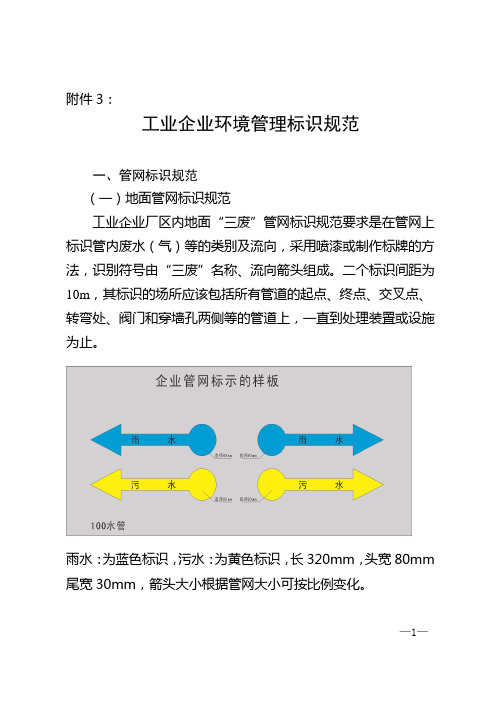 管网标志要求