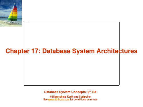 数据库系统概念(database system concepts)英文第六版 PPT 第17章