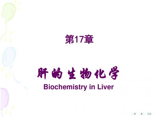 第17章肝的生物化学