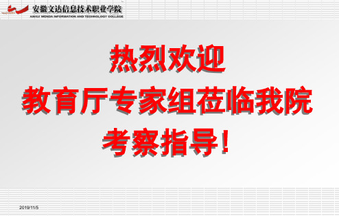 文达学院升本汇报材料