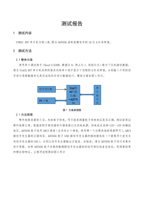 AD采集测试报告