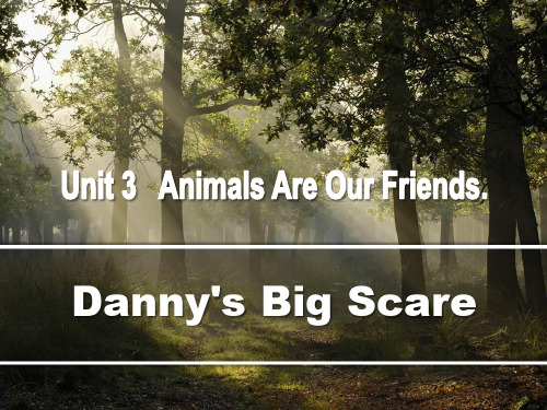 《Danny's Big Scare》Animals Are Our Friends PPT下载