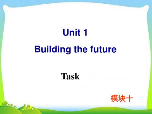 牛津译林版高中英语Module 10 Unit 1 Task教学课件