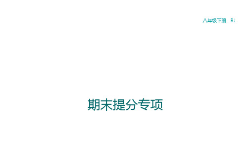 期末复习 专项3 综合应用题课件 人教版八年级物理下册