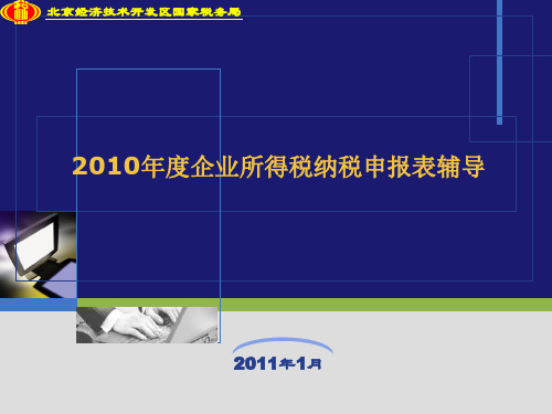 2010年度所得税纳税申报表辅导