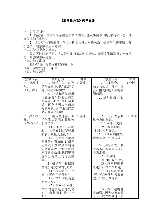 《看图找关系》教学设计