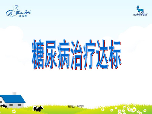 《糖尿病的治疗达标》PPT课件