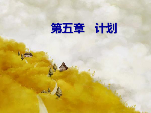 管理学课件第五章计划
