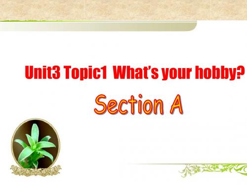 2019仁爱版八年级英语上册 Unit 3 Topic 1 Section A 课件(共21张PPT)教育精品.ppt