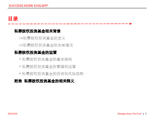 私募股权投资基金基本知识